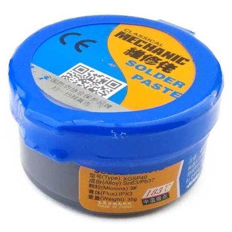 Паяльная паста Mechanic XGSP40 183°C 35 г (ART-14224)