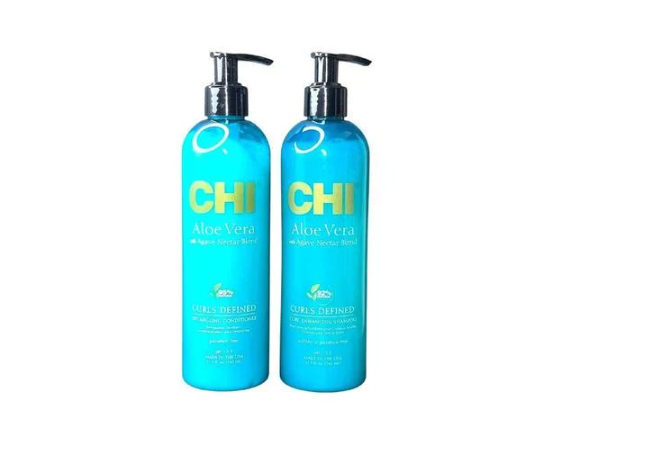 Шампунь та кондиціонер CHI для кучерявого волосся Aloe Vera 340 мл