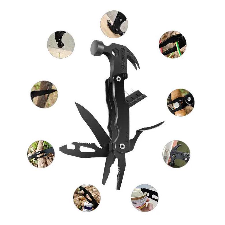 Мультитул-молоток Traveler MS-017 F-3 12в1 Black (00000010844) - фото 5 Мультитул-молоток Traveler MS-017 F-3 12в1 Black (00000010844) - фото 5