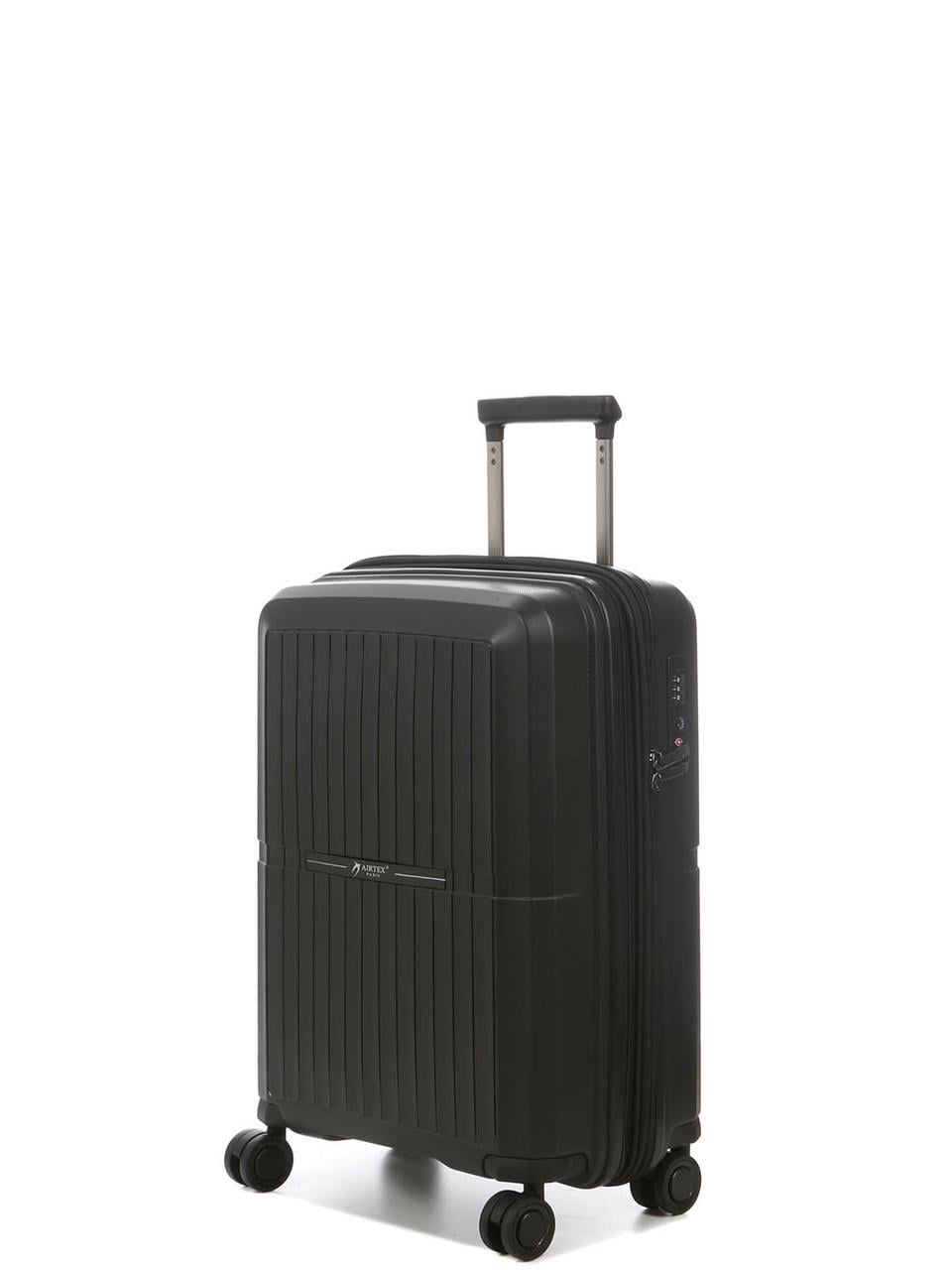 Чемодан имел AIRTEX полипропилен S 55x40x23 + 5 см 49 л 2,8 кг Черный (249)