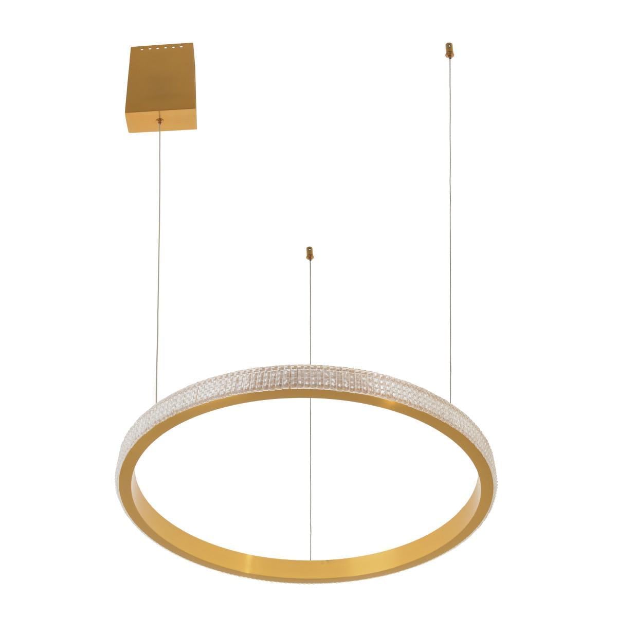 Люстра лофт подвесная светодиодная Brille BR-928S/54 W WW 60" G