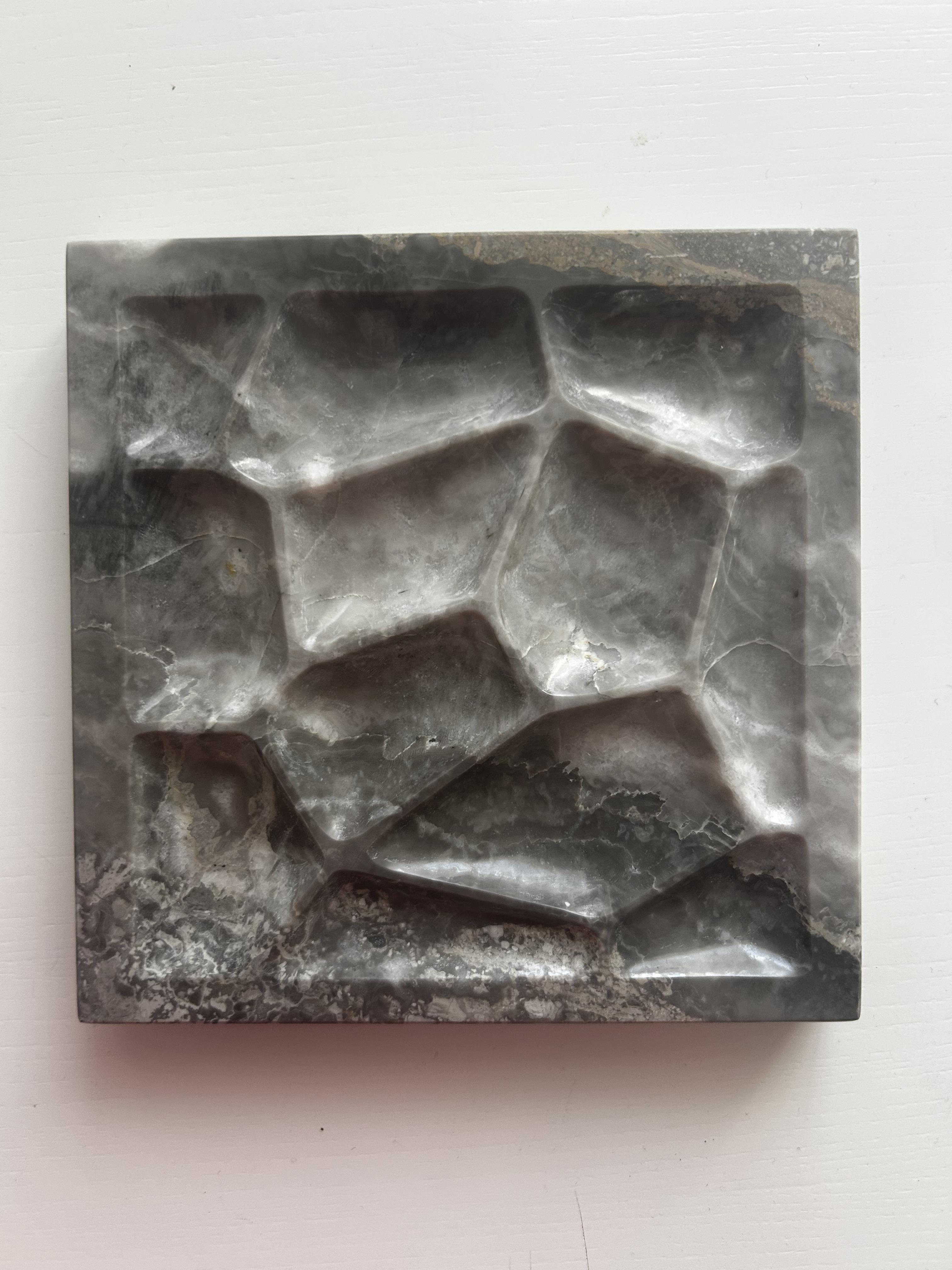 Підставка для прикрас Markam 15х15 см Сірий мармур (111) - фото 2