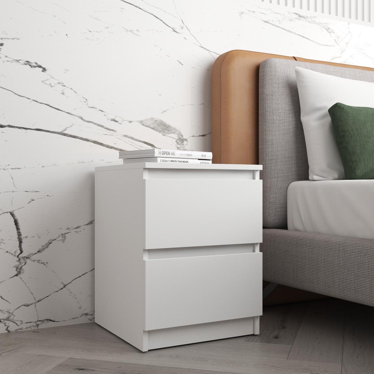 Тумба прикроватная Вайс R-5 402х400х530 мм Белый (30728009) - фото 2 Тумба прикроватная Вайс R-5 402х400х530 мм Белый (30728009) - фото 2