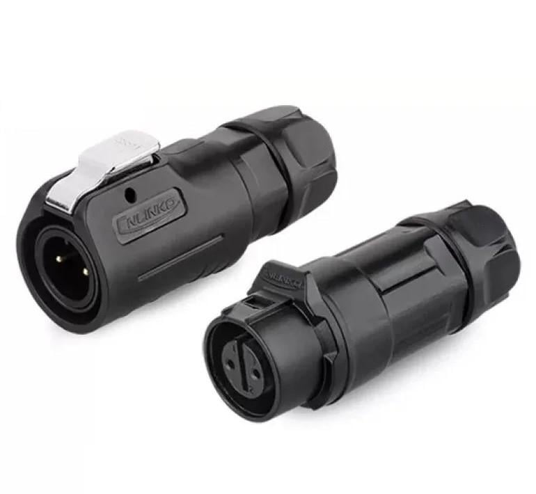 Роз'єм герметичний вилка CNLINKO 2pin LP-12-C02PE-02-001 (2338163255) - фото 4 Роз'єм герметичний вилка CNLINKO 2pin LP-12-C02PE-02-001 (2338163255) - фото 4