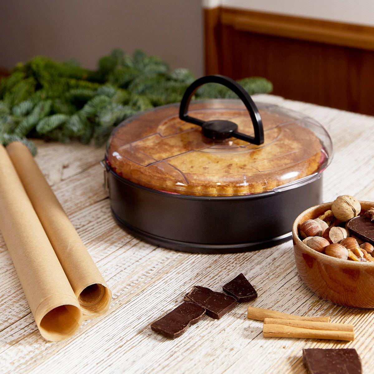 Форма для выпечки с крышкой Homla FEBE 26х7 см Черный (210997) - фото 6 Форма для выпечки с крышкой Homla FEBE 26х7 см Черный (210997) - фото 6