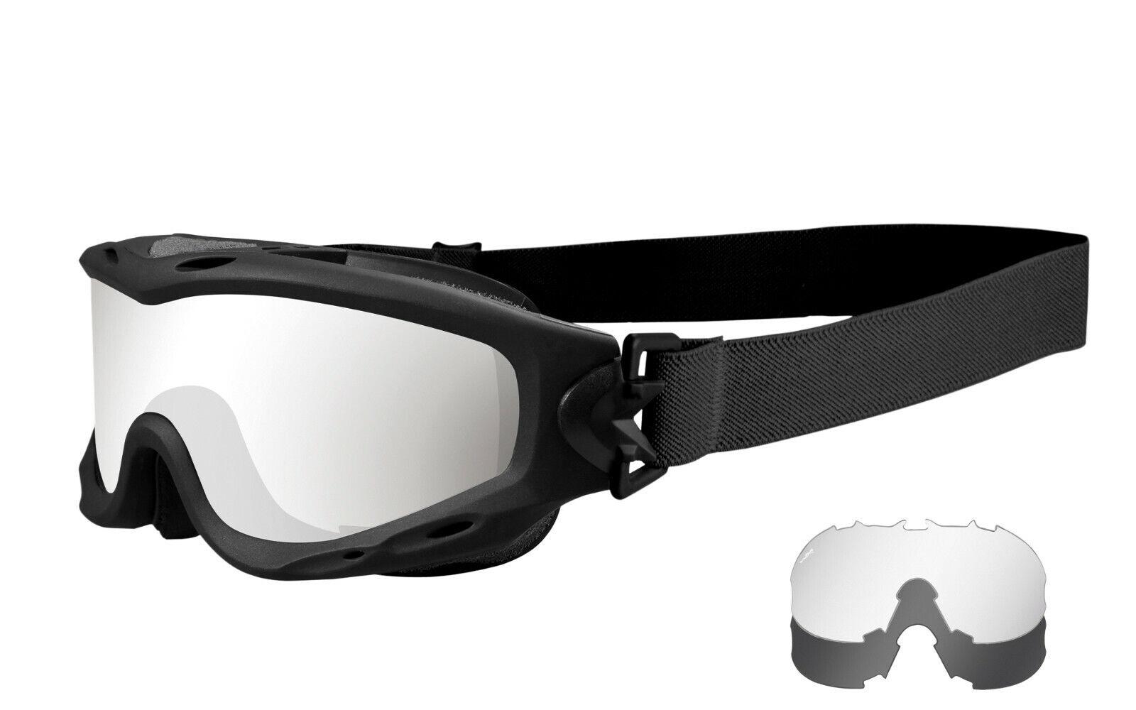 Маска Wiley X SPEAR Smoke/Clear Matte Black Frame 2 линзы Черный матовый - фото 3 Маска Wiley X SPEAR Smoke/Clear Matte Black Frame 2 линзы Черный матовый - фото 3