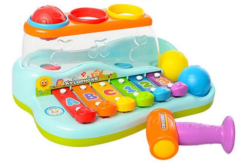 Игрушка развивающая Joy Toy Веселый звон Голубой (9199)