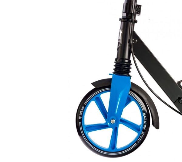 Самокат Maraton RIDER 2021 с фонариком Синий - фото 5 Самокат Maraton RIDER 2021 с фонариком Синий - фото 5