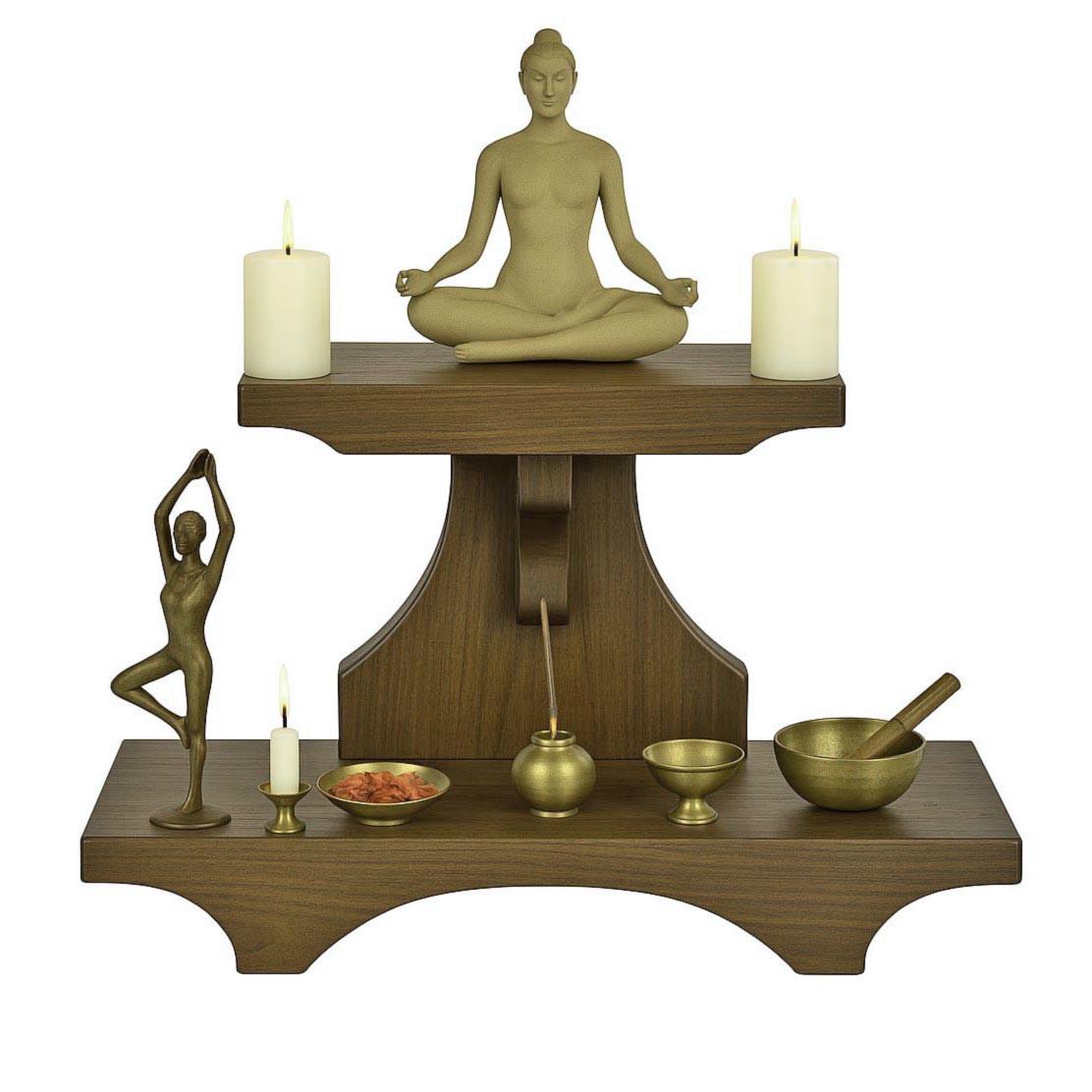 Алтарь для медитации из дерева Пакаруно Мускат (ЛАТ-008607)