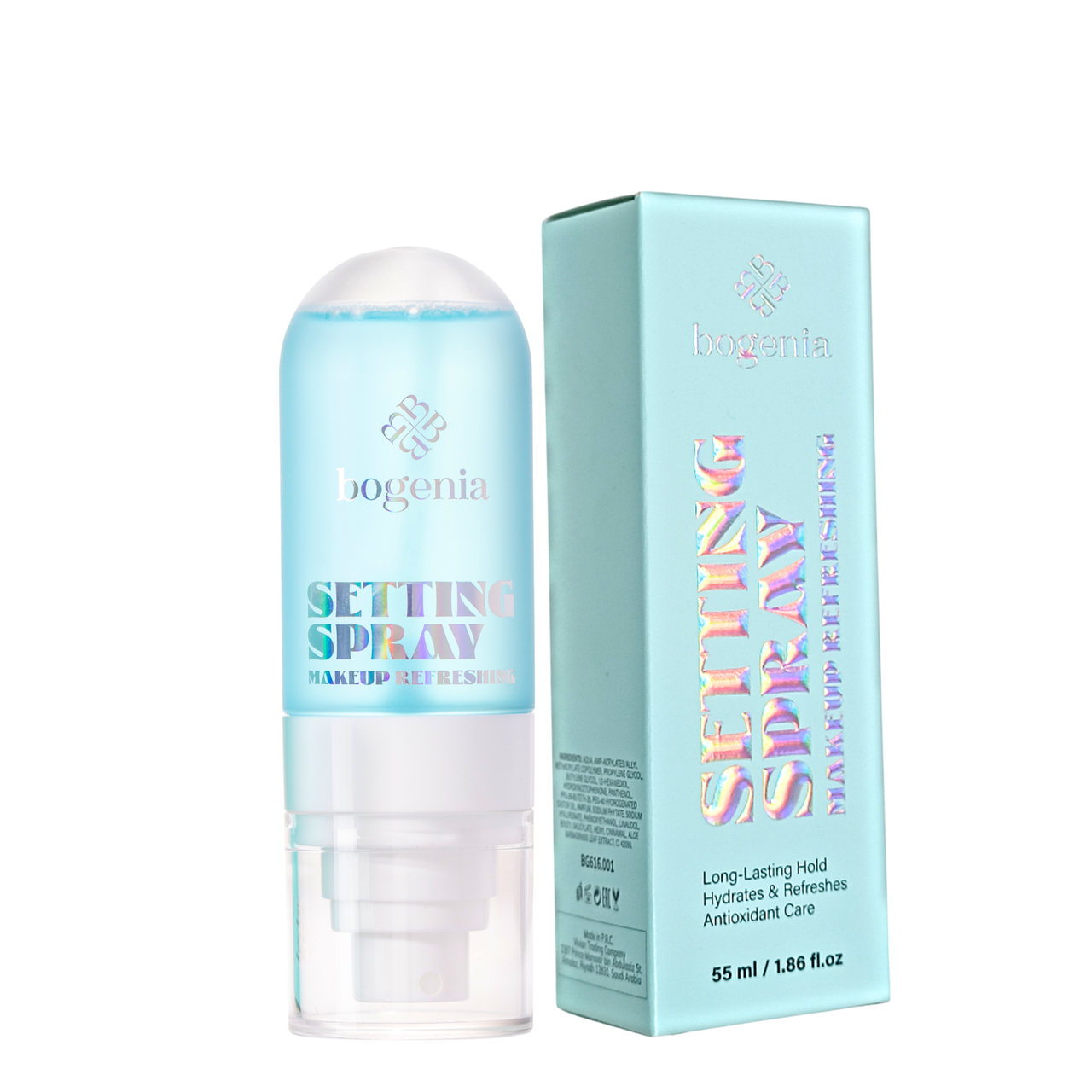 Спрей для фиксации макияжа Bogenia Setting Spray BG616 55 мл