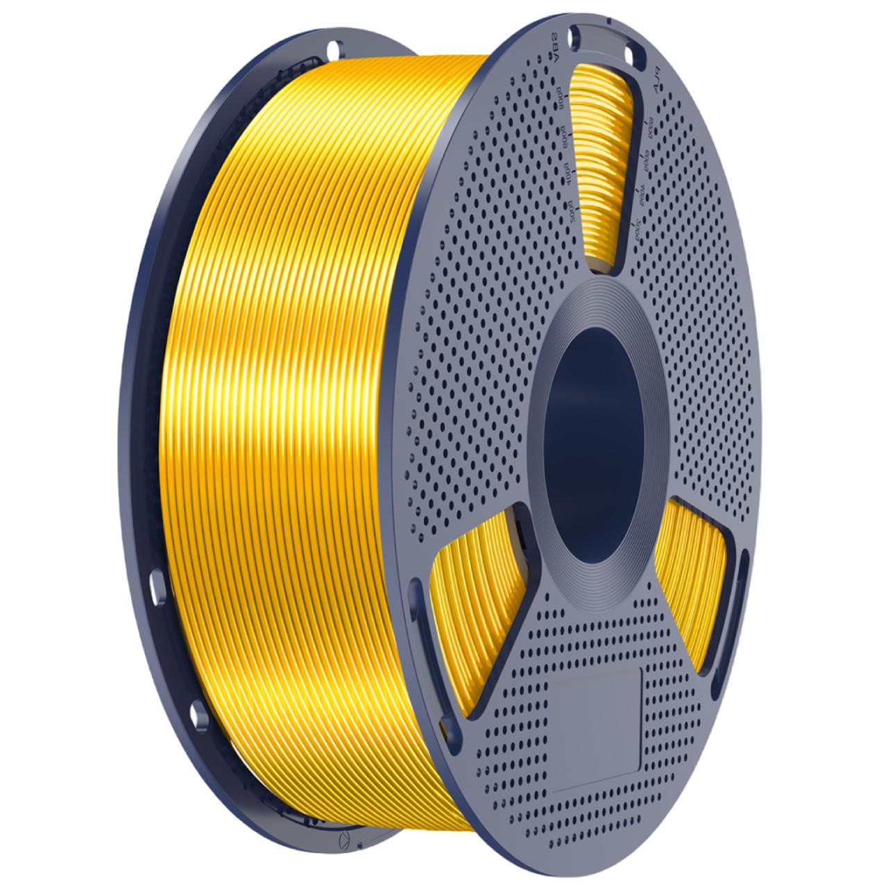 Пластик SUNLU Silk PLA+Light 1,75 мм 1 кг Светло-золотой (UA3D121-LightGold)