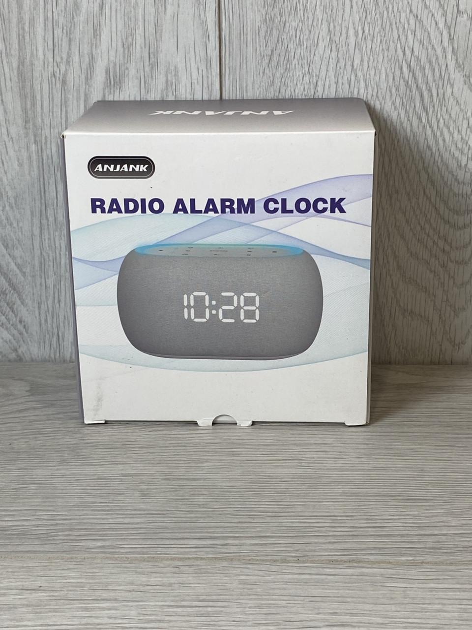 Будильник РадиоANJANK AC209F с FM-радио цифровым дисплеем и двойным питанием - фото 8