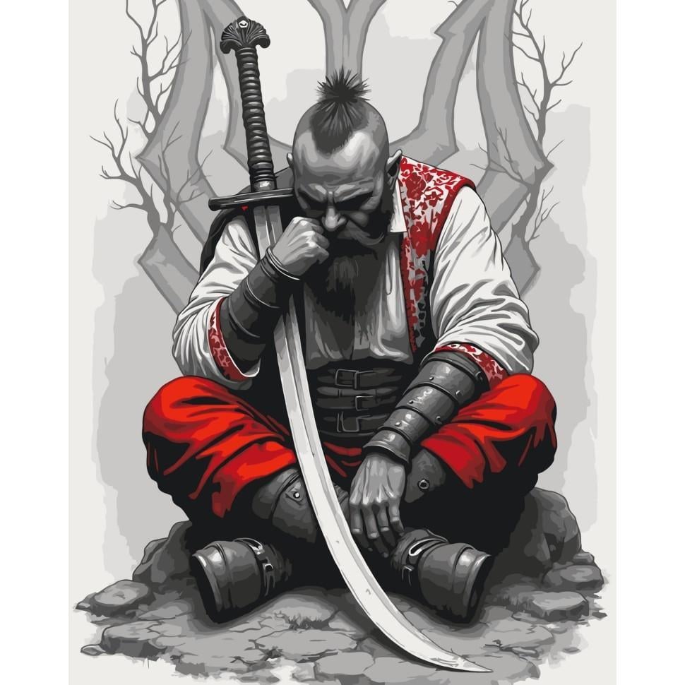 Картина по номерам ART CRAFT Казак с саблей 40x50 см (10178-AC)