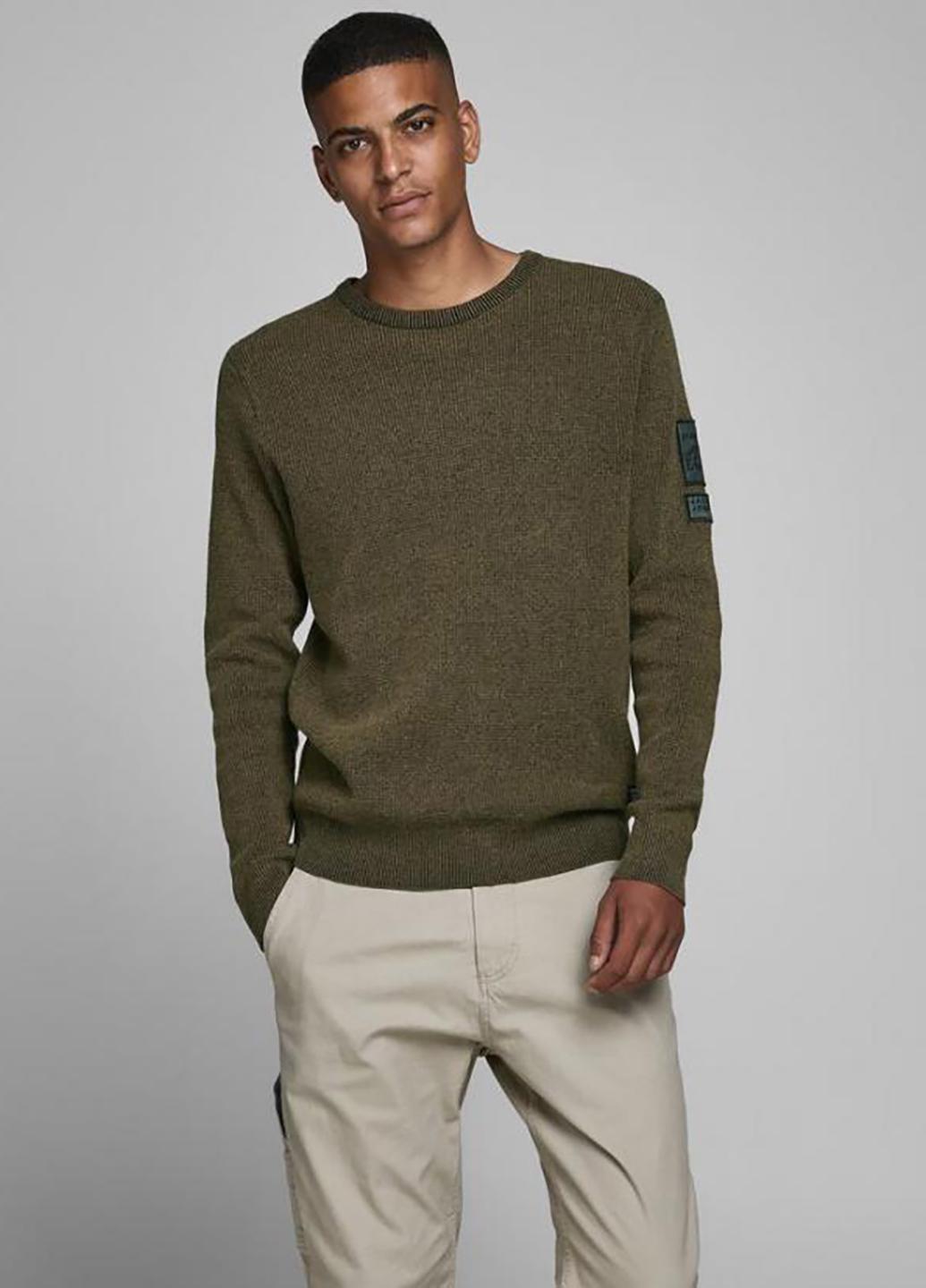 Джемпер Jack & Jones XS Хаки (12181191b51)