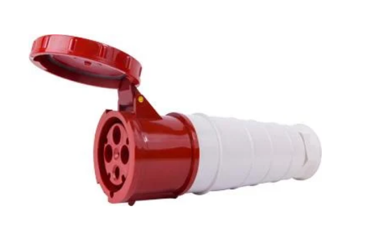 Силовая розетка E.NEXT e.socket.pro.4.125 3P+PE 125А 380 В переносная IP67 Красный (p012026)