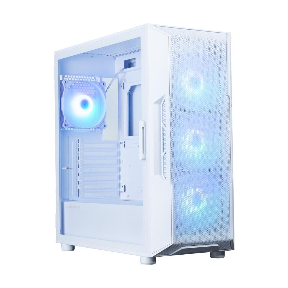 Корпус для компьютера Zalman I3 Neo ARGB V2 Mid Tower mini-ITX/micro-ATX no PSU Белый (I3NEOARGBV2WHITE)
