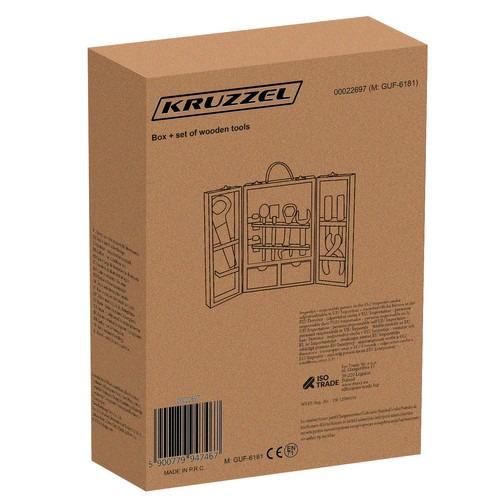 Ящик дерев'яний з набором інструментів - фото 8