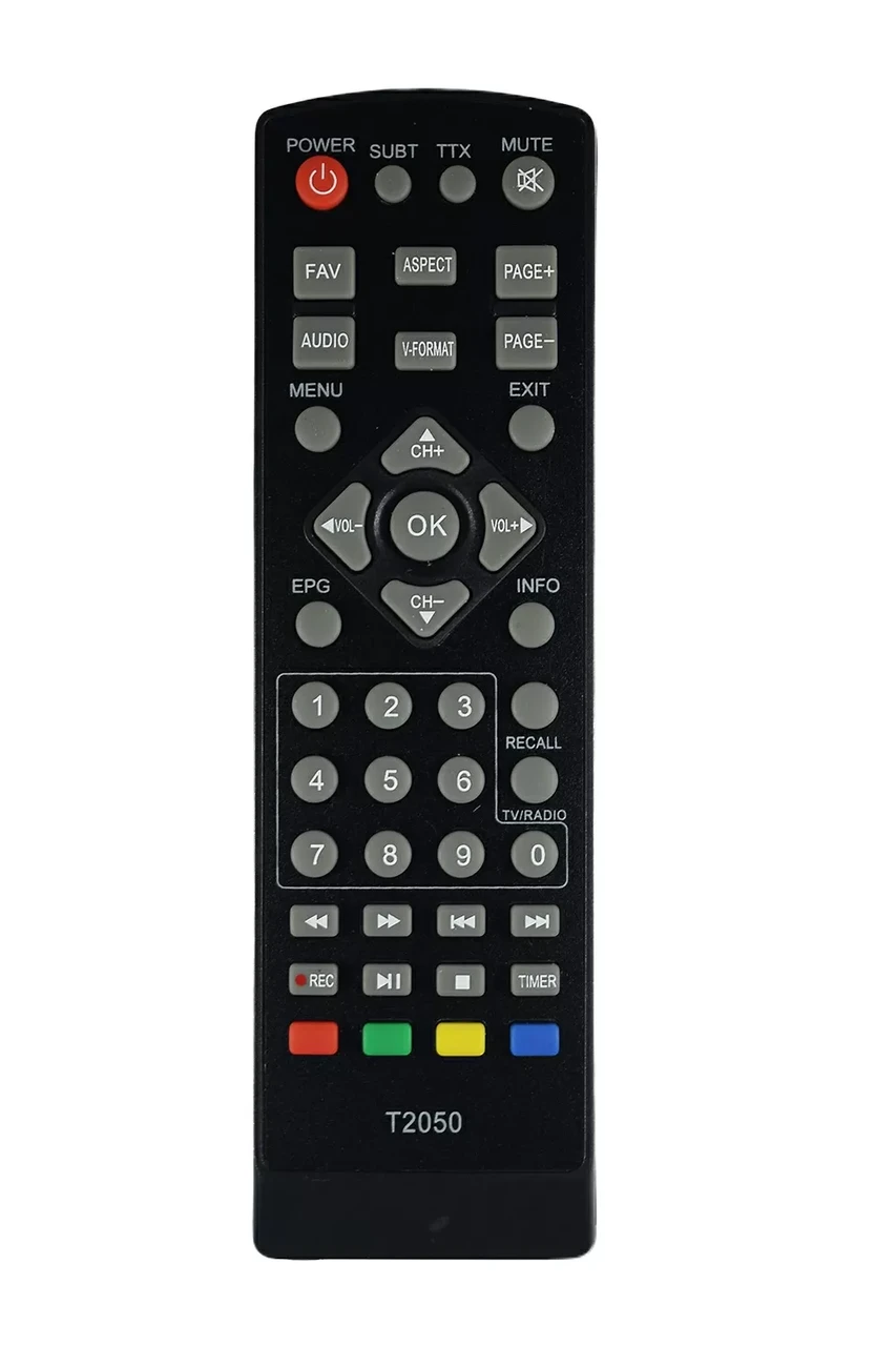 Пульт для DVB-T2 тюнера Romsat T2050