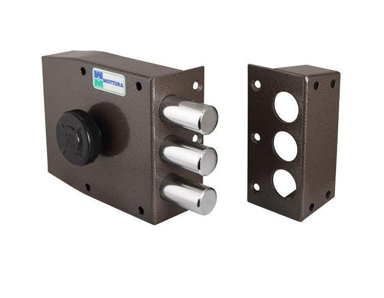 Замок сувальдний накладний Mottura 30.401 S лівий на 5 ключів Бронзовий (ЗП047) - фото 2 Замок сувальдний накладний Mottura 30.401 S лівий на 5 ключів Бронзовий (ЗП047) - фото 2