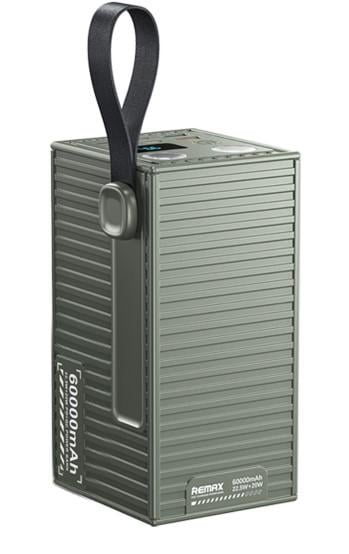 Повербанк Remax RPP-609 Pro 60000 mAh PD 20W/QC 22,5W Green (29682795) - фото 1 Повербанк Remax RPP-609 Pro 60000 mAh PD 20W/QC 22,5W Green (29682795) - фото 1