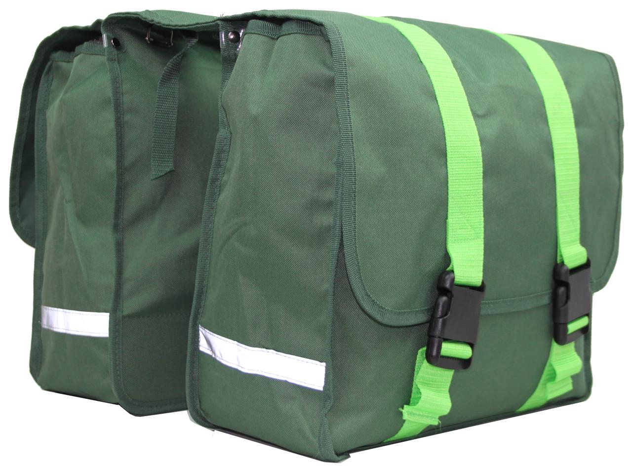 Велосумка на багажник Сrivit S061809 34 л Зеленый