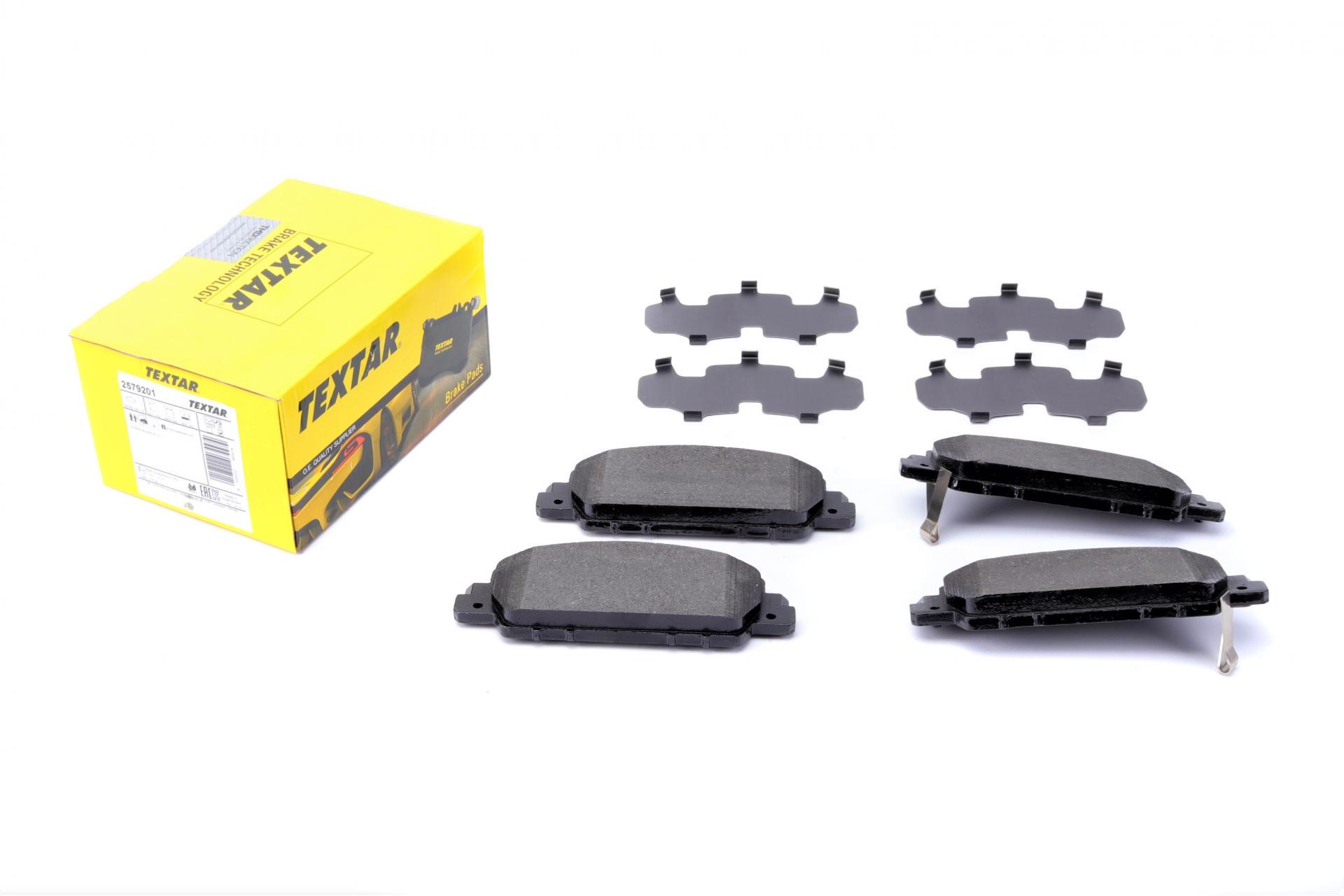 Колодки тормозные передние TEXTAR Honda Accord IX/X 12-/HR-V 15- Akebono (2579201 TEXTAR)