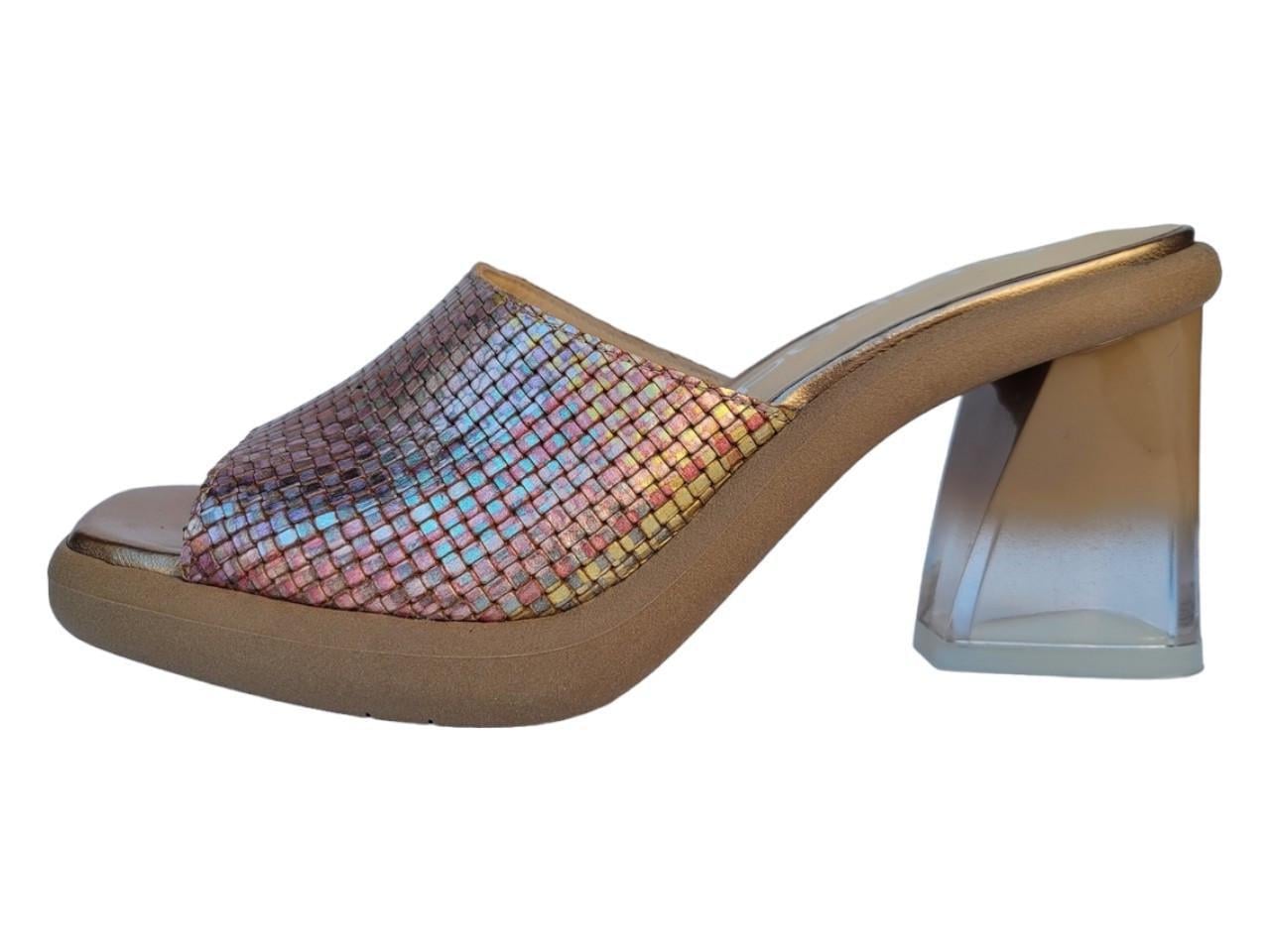 Шлепанцы женские кожаные PRADA Mexico р. 36 23,5 см Коричневый 09 (2586378034)