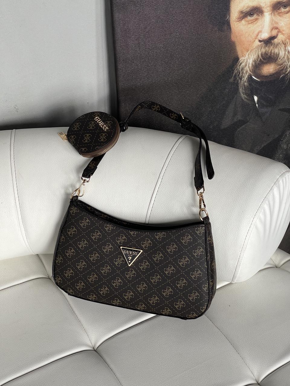 Сумка жіноча Guess Noelle 2в1 Коричневий (2371625195) Сумка жіноча Guess Noelle 2в1 Коричневий (2371625195)