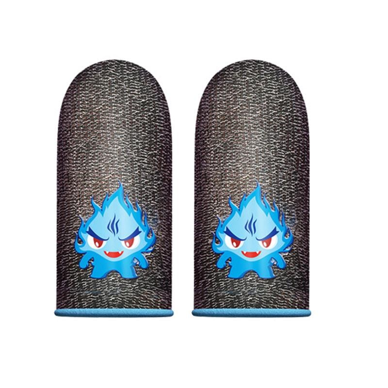 Напальчники геймерские для мобильных игр 2 шт. Серый (29582)