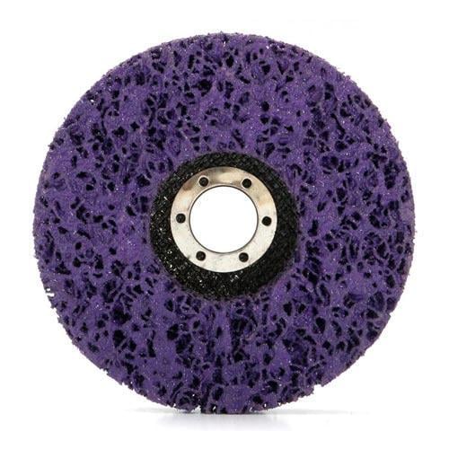 ᐉ Шлифовальный коралловый круг 125 мм для зачистки металла Фиолетовый .