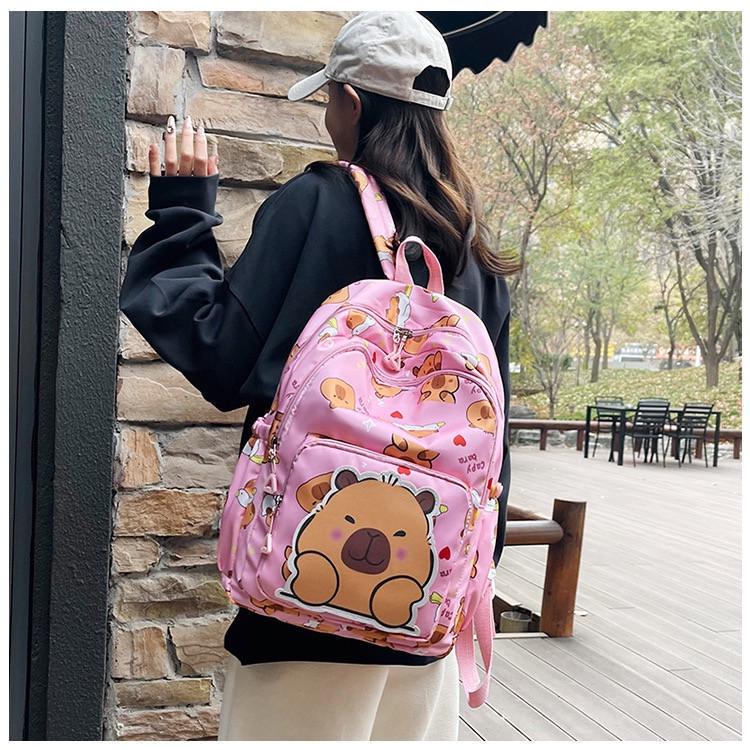 Рюкзак детский Капибара 10496 Розовый (27484929) - фото 4 Рюкзак детский Капибара 10496 Розовый (27484929) - фото 4