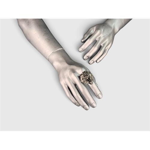 Кольцо Wolf King Seta Decor (26-559BLK-SL)