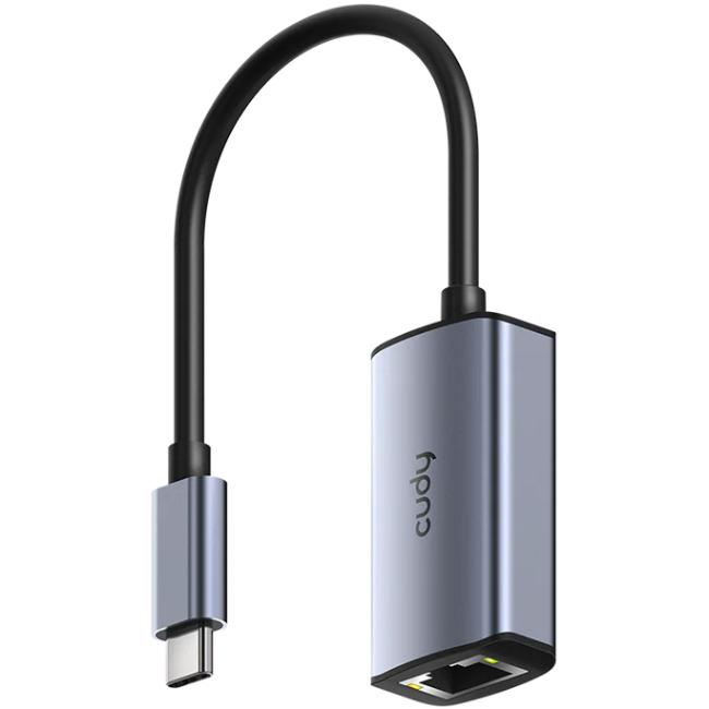 Перехідник Cudy USB 3.0 Type C to Ethernet RJ45 M-F 1000 Mb Grey (UE10C)