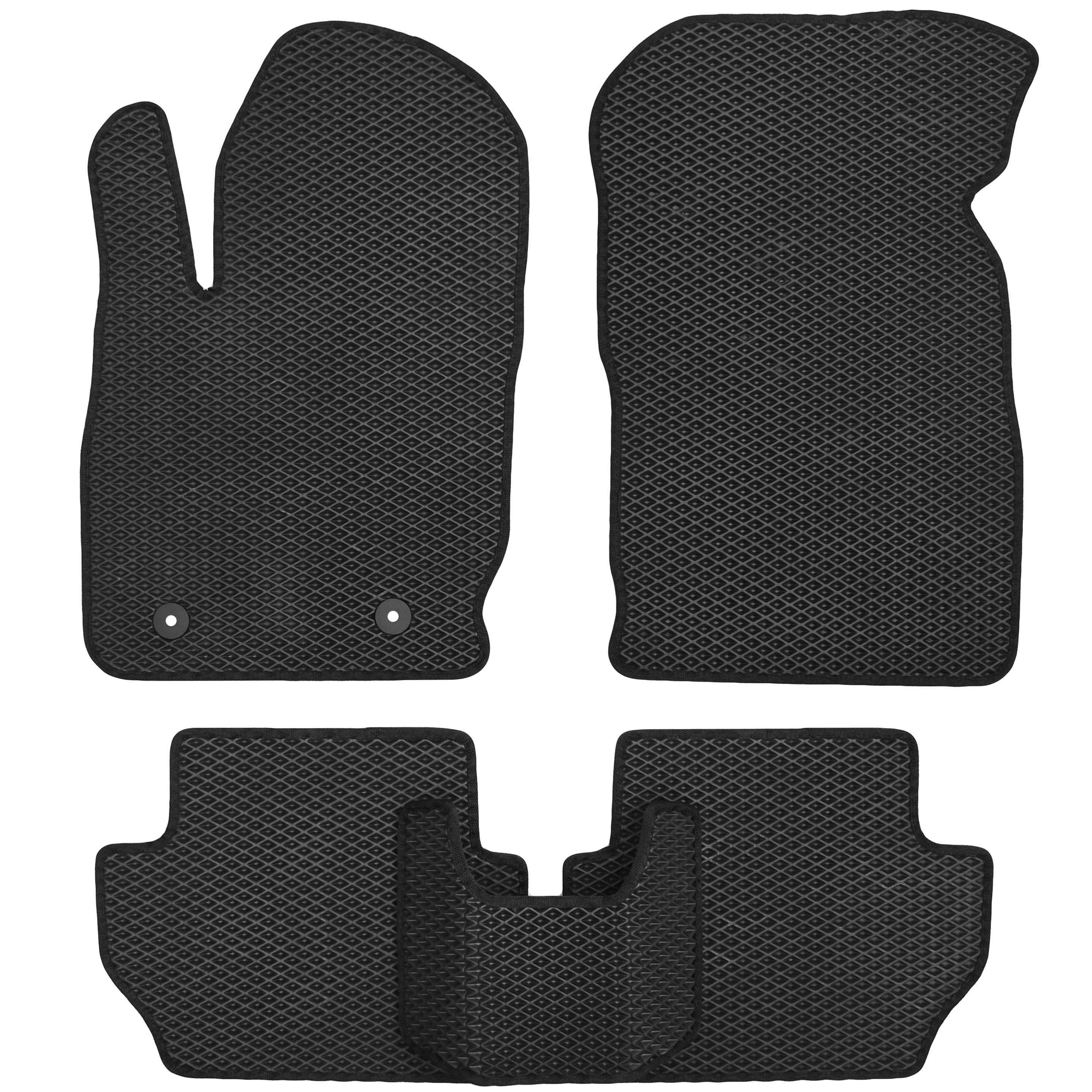 Коврики Kinetic в салон для Ford Ecosport 2015/2020 USA EVA Черный Коврики Kinetic в салон для Ford Ecosport 2015/2020 USA EVA Черный