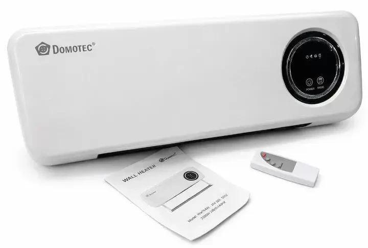 Тепловентилятор настенный DOMOTEC 2000 Вт с полотенцесушителем/пультом/термостатом/таймером Белый (38888220)