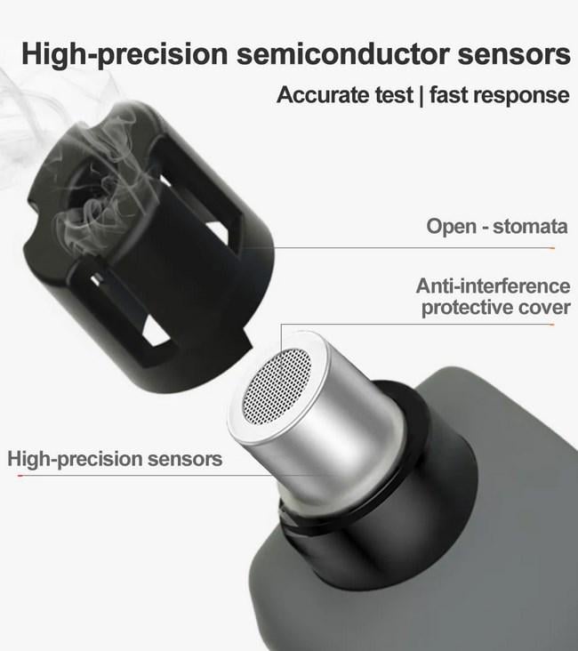 Детектор витоку газу BSIDE природний CO2 легкозаймистий спирт/аналізатор метану/тестер PPM LEL (2080364850) - фото 6