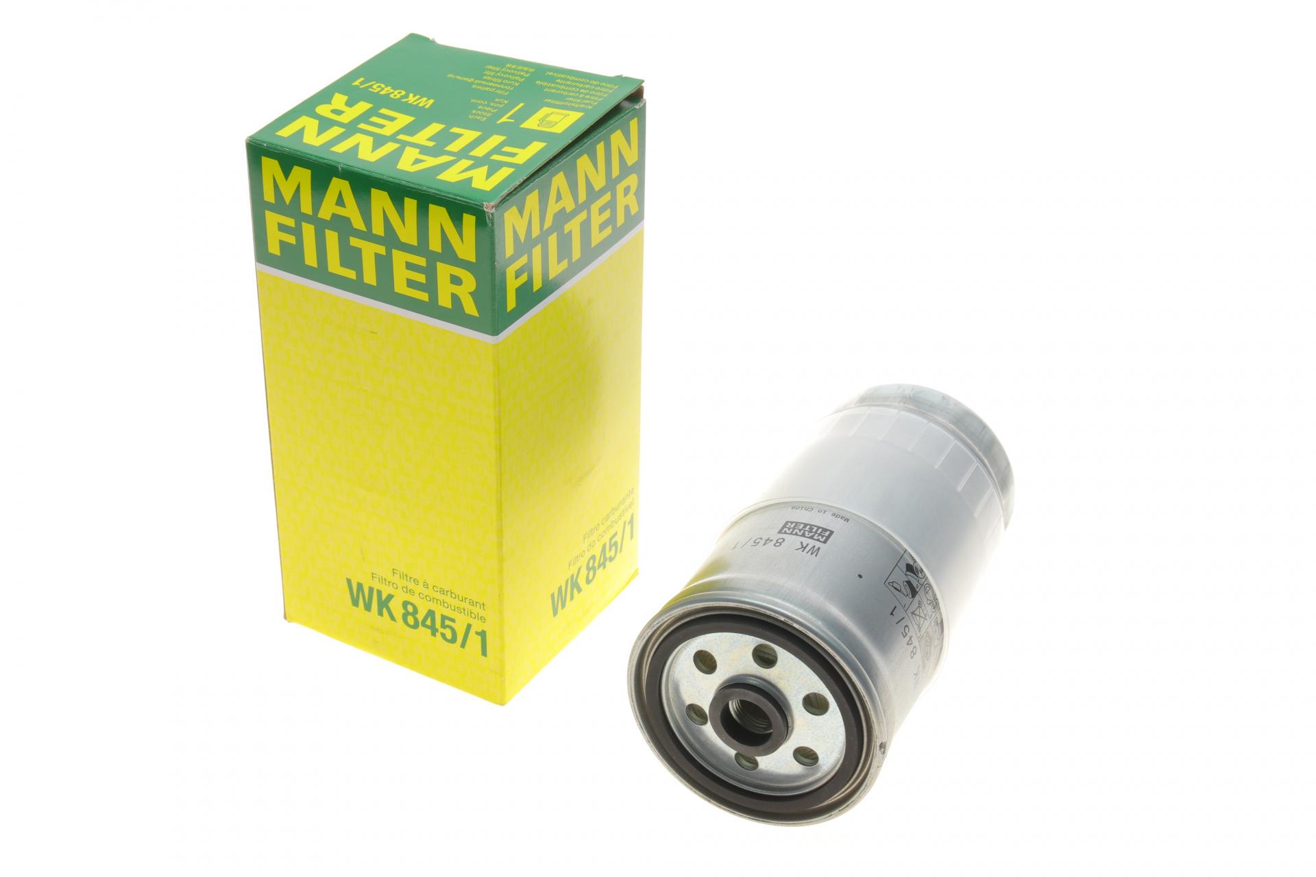 Фильтр топливный Mann-Filter для Audi A4/A6/Gaz Gazelle/VW Passat B5 1,6D-2,8D 86- (WK 845/1)