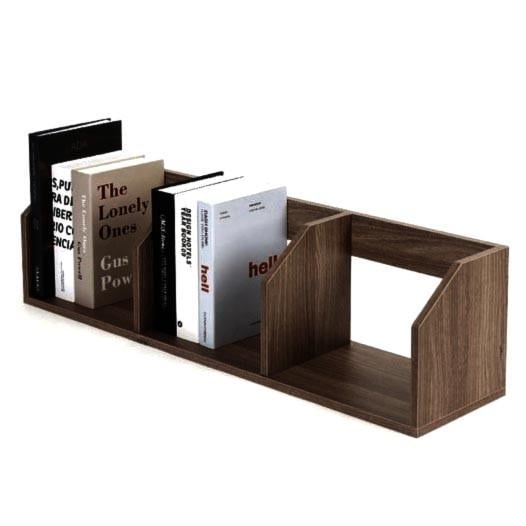 Полка книжная настольная из дерева Лавинель Сепия (КПА-004108)