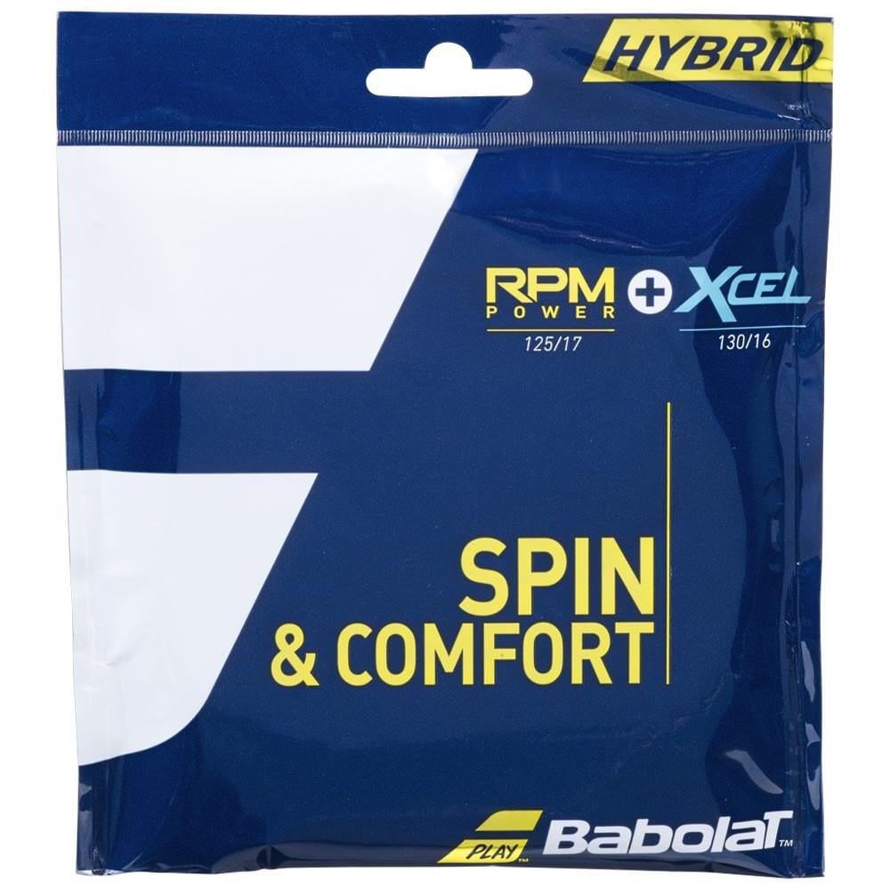 Струна Babolat Hybrid RPM Power 1,25 мм + Exel 1,30 мм 12 Black (281038/100)