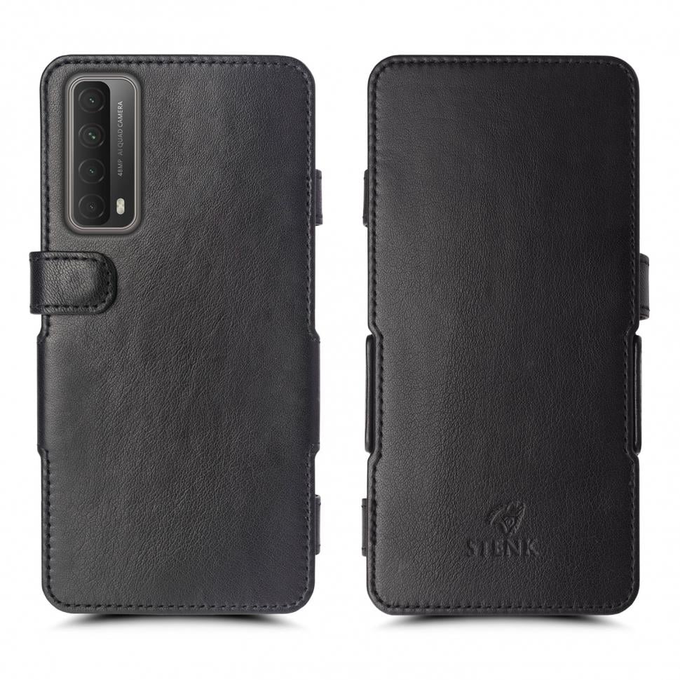 Чехол книжка Stenk Prime для HuaWei P Smart (2021) Черный (68057)