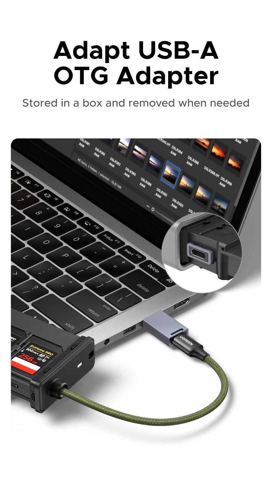 Кейс для карт Ugreen USB 3.0 (5 Сірий (55899) - фото 6 Кейс для карт Ugreen USB 3.0 (5 Сірий (55899) - фото 6