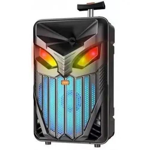 Система акустическая портативная с беспроводным микрофоном и Led подсветкой
