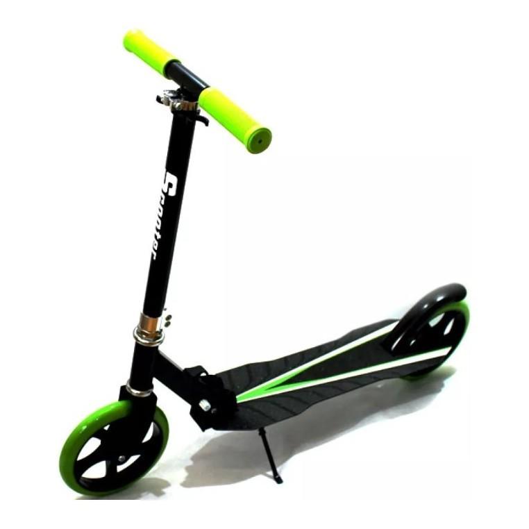 Самокат Bavar Sport з ножним гальмом Салатовий (438342)