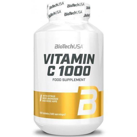 Вітамін C для спорту BioTechUSA Vitamin C 1000 100 Tabs