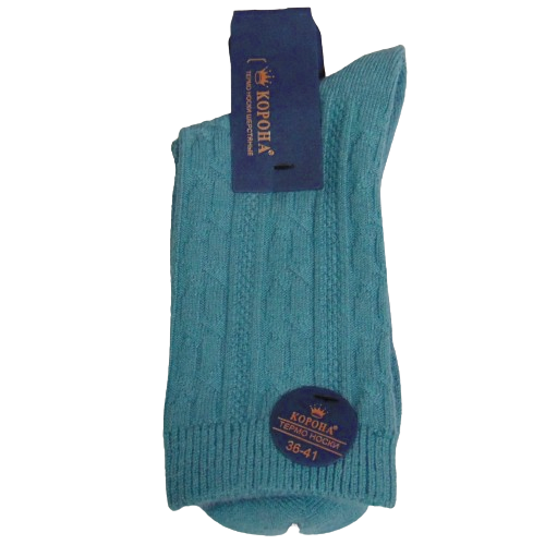 Носки термо Корона В2518 шерсть и хлопок р. 36-41 Бирюзовый (2329729878) Носки термо Корона В2518 шерсть и хлопок р. 36-41 Бирюзовый (2329729878)