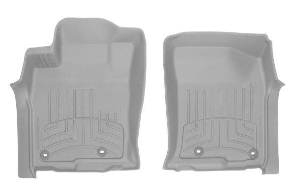 Коврики WeatherTech в салон Toyota Land Cruiser Prado 150/Lexus GX460 2013- с бортиком передние 2 шт. Серый (464931IM)
