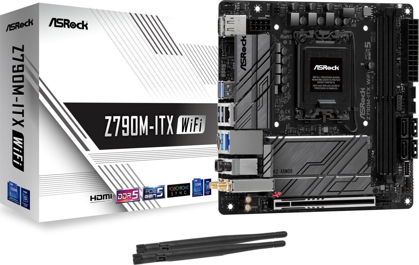Материнська плата ASRock Z790M-ITX WIFI (474270)