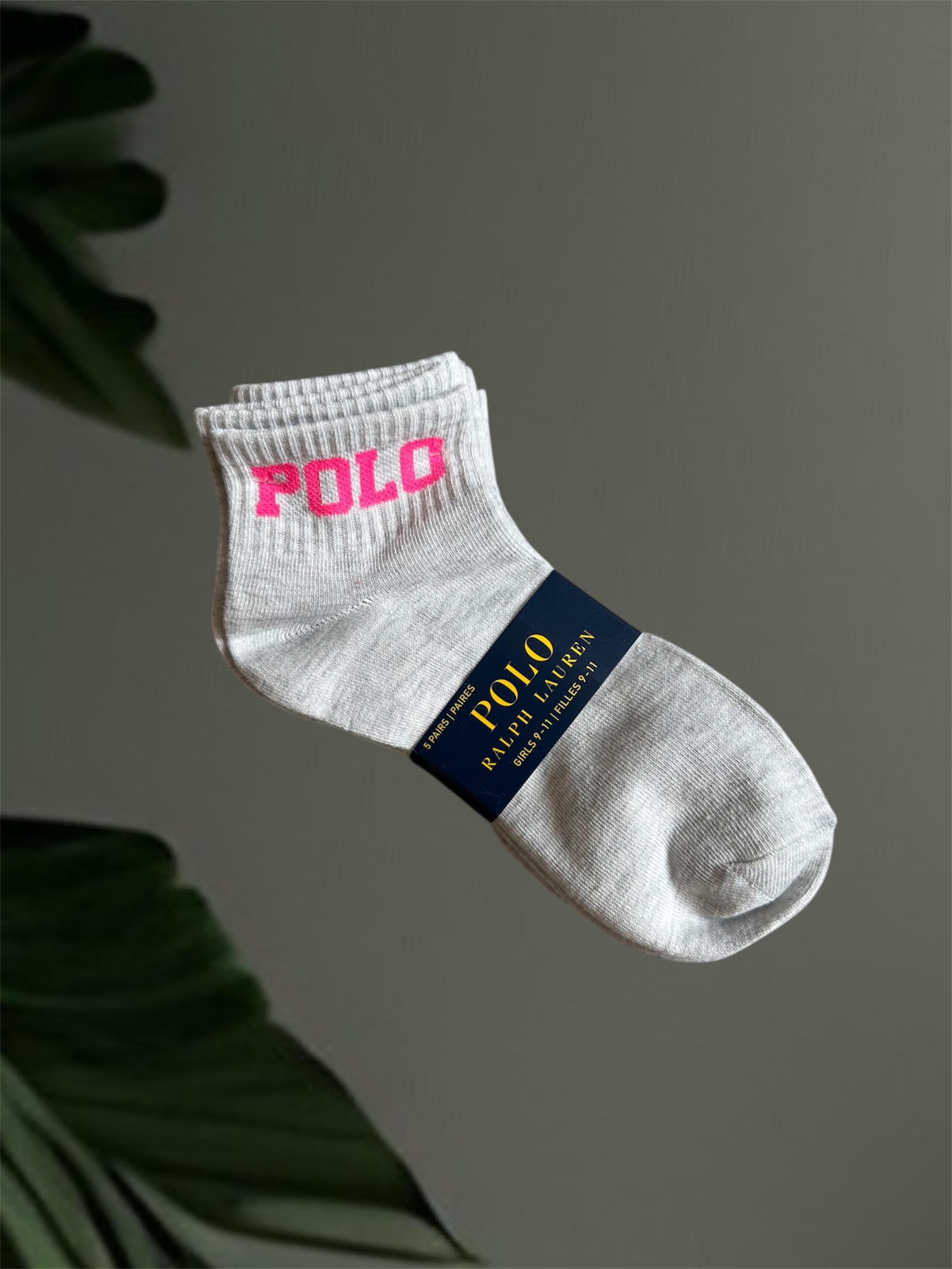 Носки Polo Ralph Lauren 5 пар р. 36-39 Серый