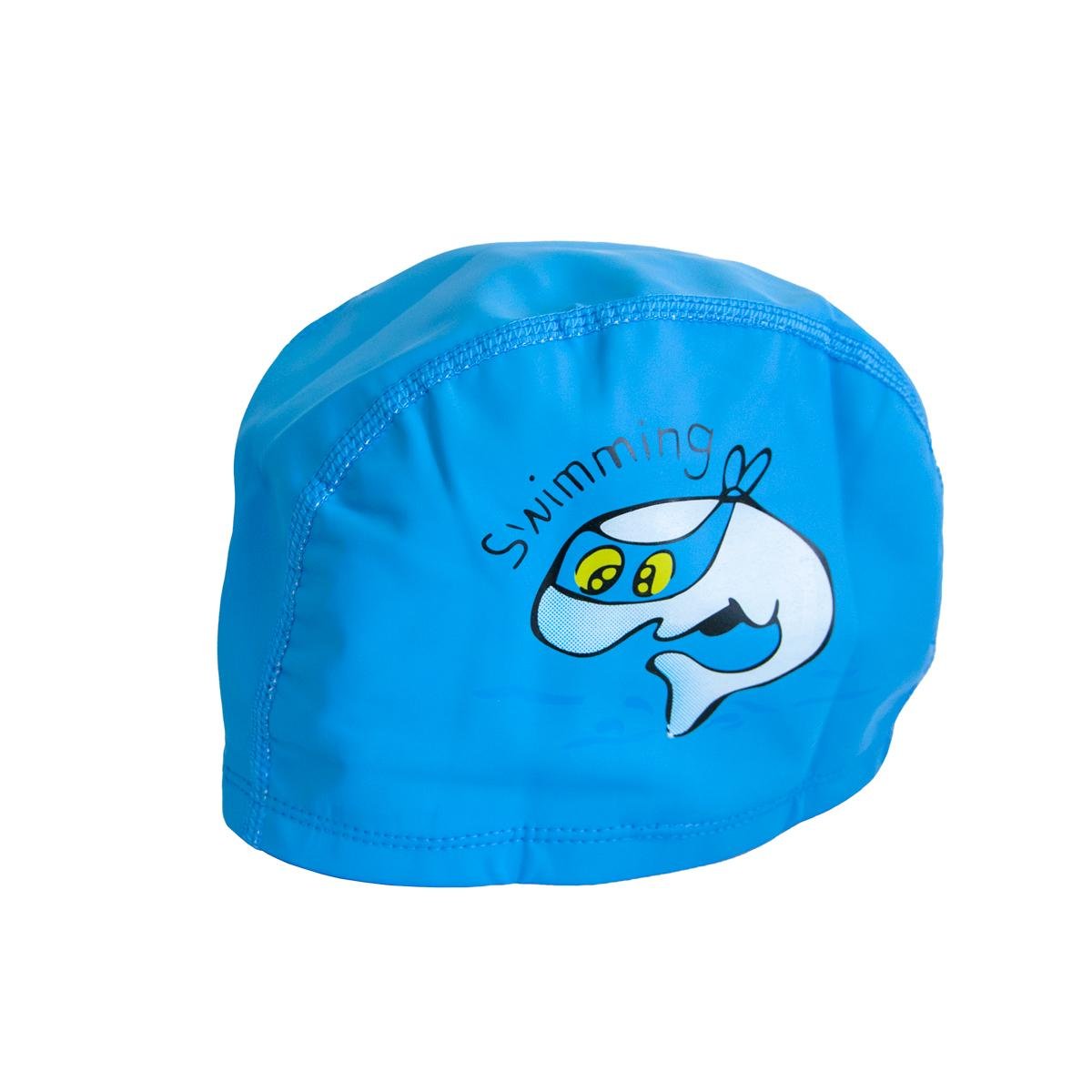 Шапочка для плавания детская Cout Swim Cap дельфин Синий (1010085-Blue) - фото 1