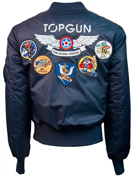 Бомбер Top Gun Official MA-1 Wings with patches XL Navy (TGJ1738NXL) - фото 2